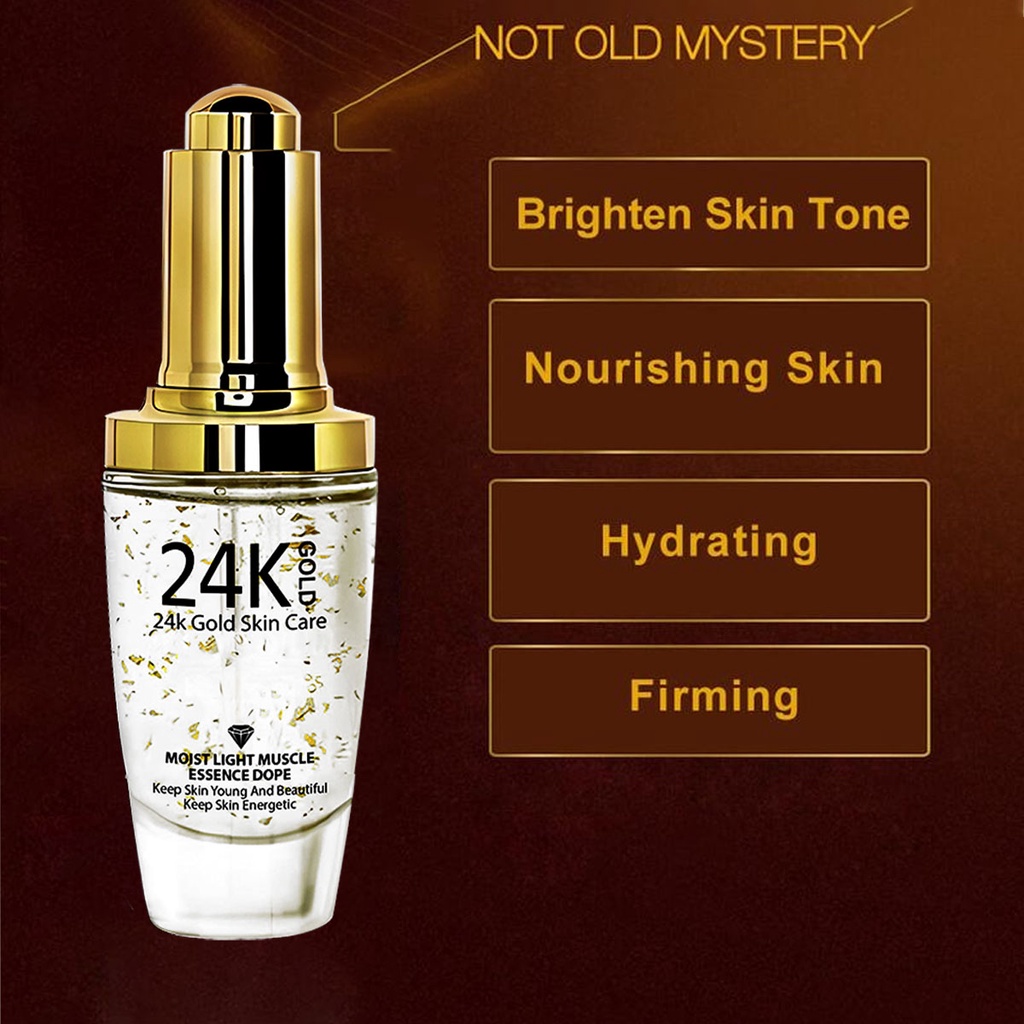 Yurizumi Serum Emas 24k Wajah Glowing Original 100% Anti Keriput Dan Menghilangkan Flek Hitam