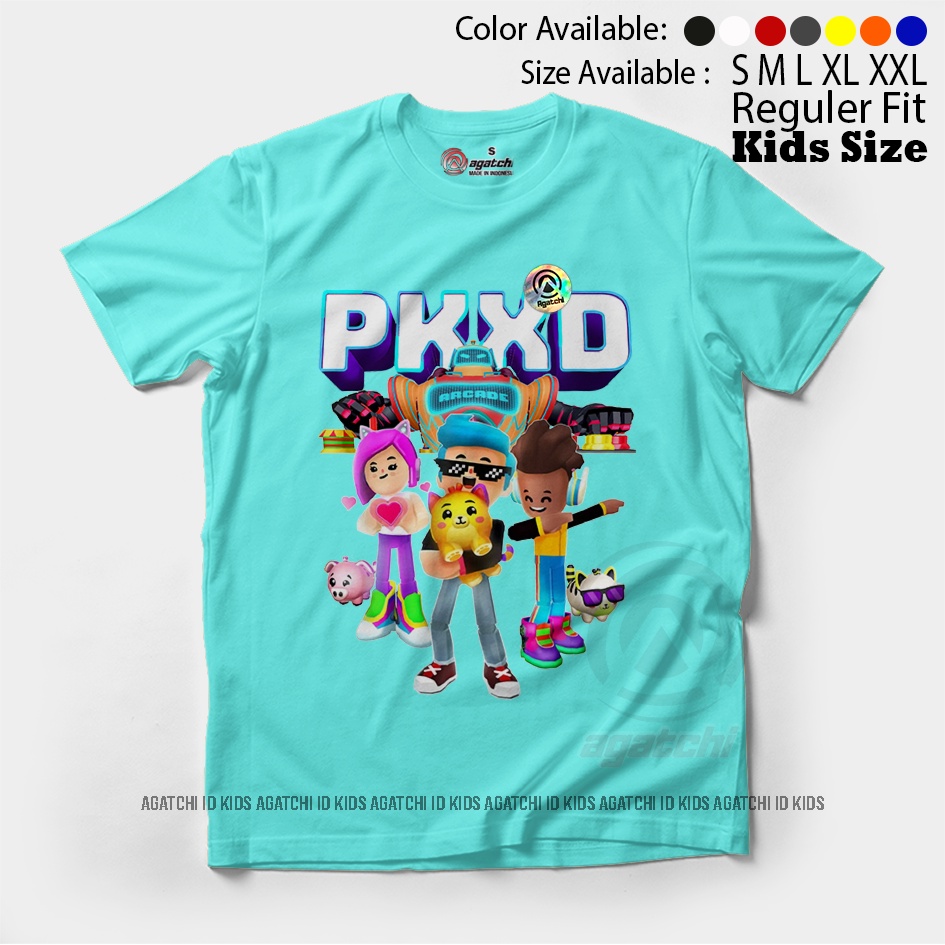 Baju Kaos Anak Laki - Laki Dan Anak Perempuan Agatchi Motif Game PKXD