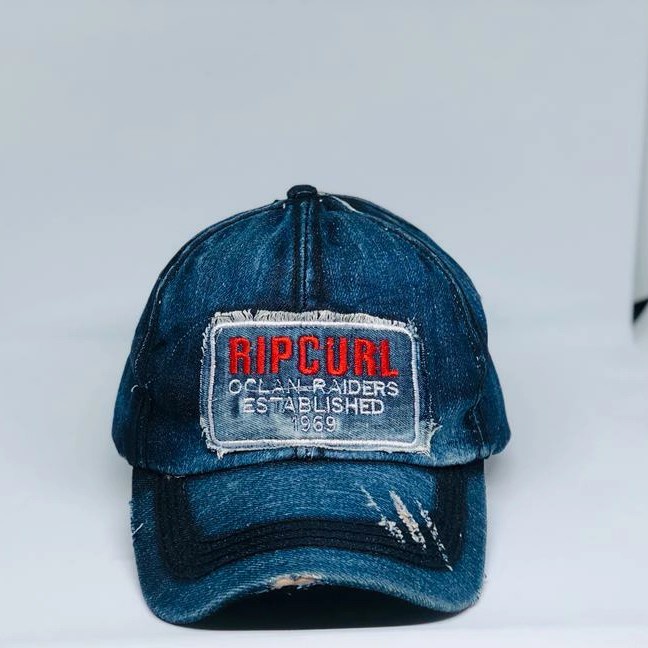 Topi Pria  levis model motif sobek RIPCURL Distro Kekinian Gratis Ongkir Baseball Cap Murah D8S4 Kua