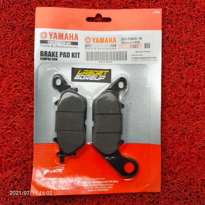 DISPAD KAMPAS REM CAKRAM DEPAN MIO J GT SOUL GT ORIGINAL YGP