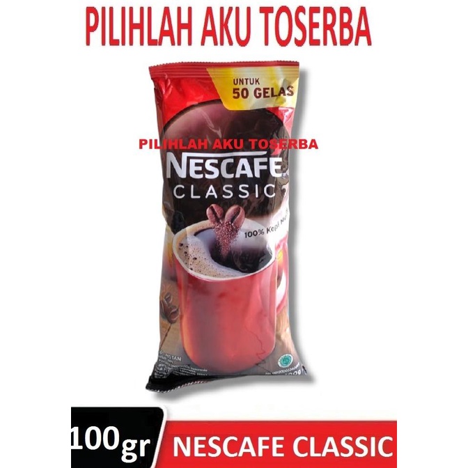 

Kopi Nescafe Classic 100 Gram Lampung Robusta Blend ( Harga 1 Karton )