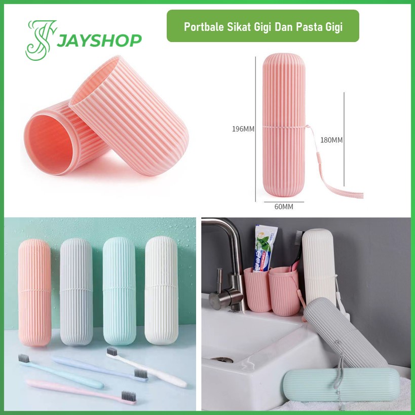 Tempat Tabung Sikat Gigi Odol Polos Travelling Big Toothbrush Case Serbaguna