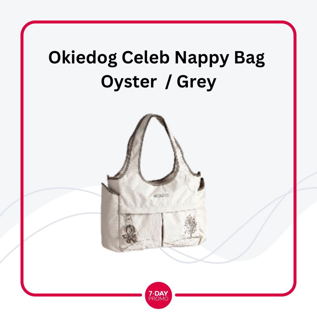 Okiedog Celeb Nappy Bag - with accessories tas bayi