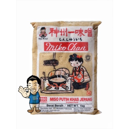 

Shinshuichi Mikochan Shiro Miso Paste- Pasta Miso- Tauco Jepang 1Lt
