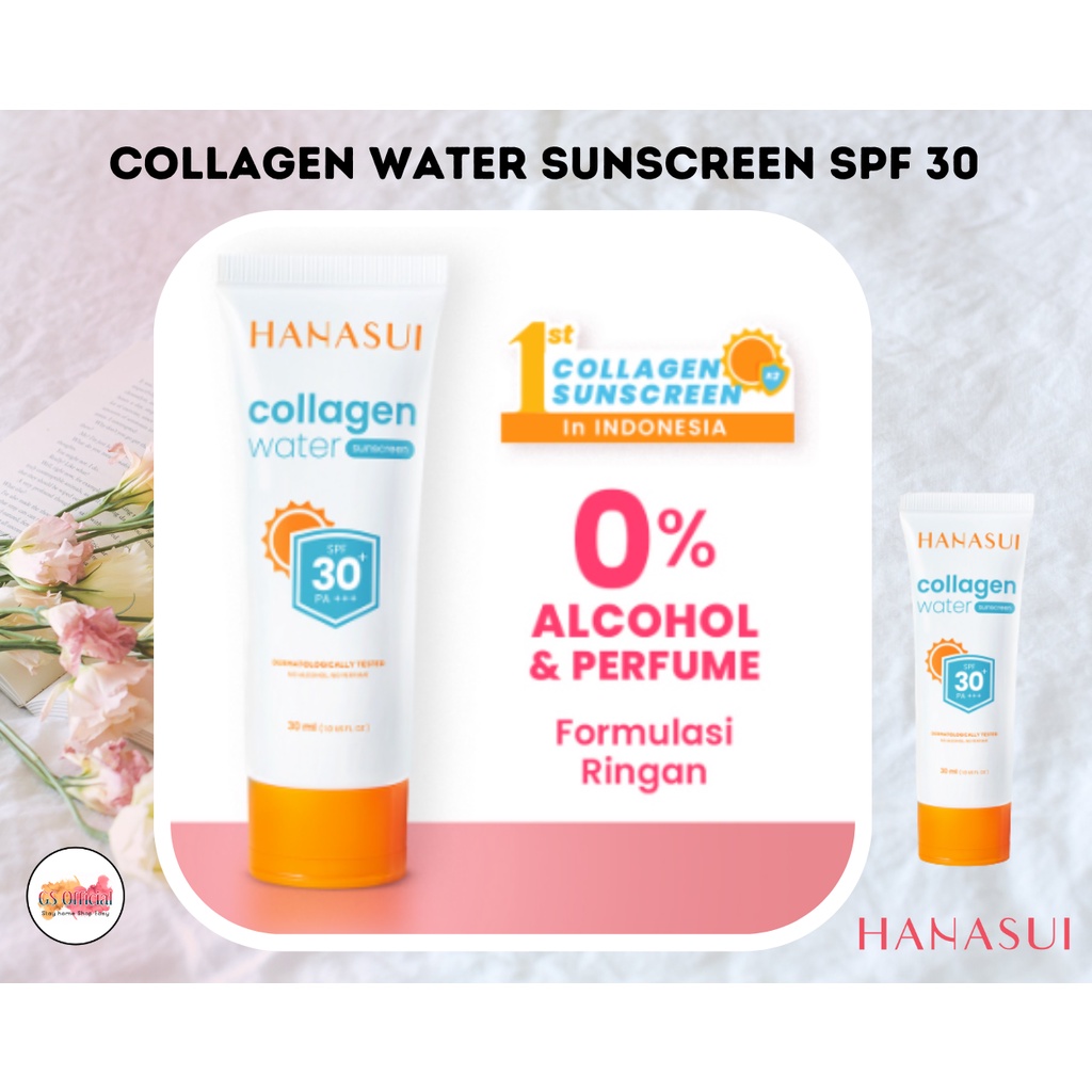 HANASUI WATER COLLAGEN SUNSCREEN SPF 50 &amp; 30