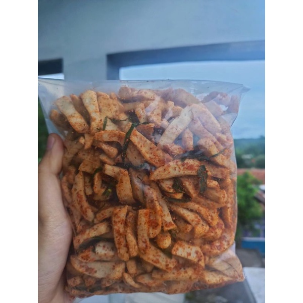 BASRENG DAUN JERUK PEDAS ISI 250gram-500gram/ BASO GORENG / BASRENG PEDAS/BASRENG KERING CABE ASLI |Fashion
