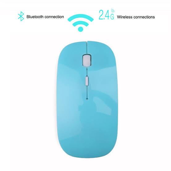 Mouse Wireless Slim untuk PC Laptop Mouse 2.4Ghz Silence Wireless | Garansi 3 Bulan