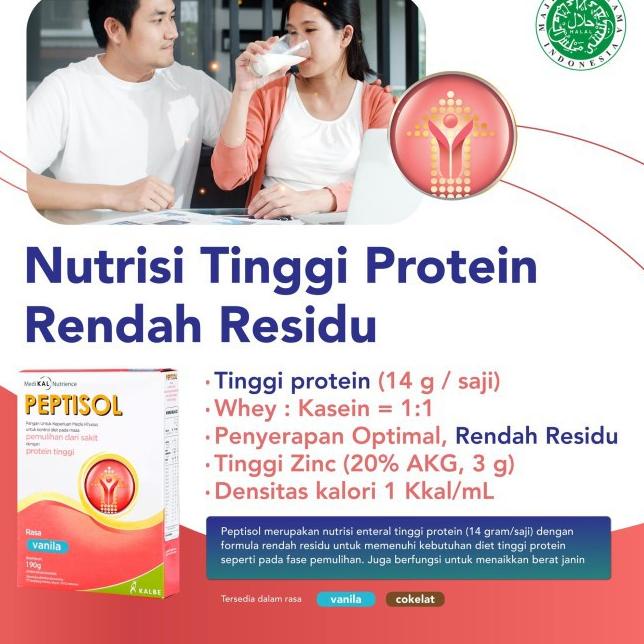 

➧ Peptisol Cokelat / Vanila 189 Gr ☆