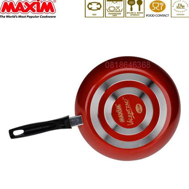 Teflon Maxim Valentino uk 26cm anti lengket frypan Maxim valentino wajan panci penggoreng bergaransi resmi