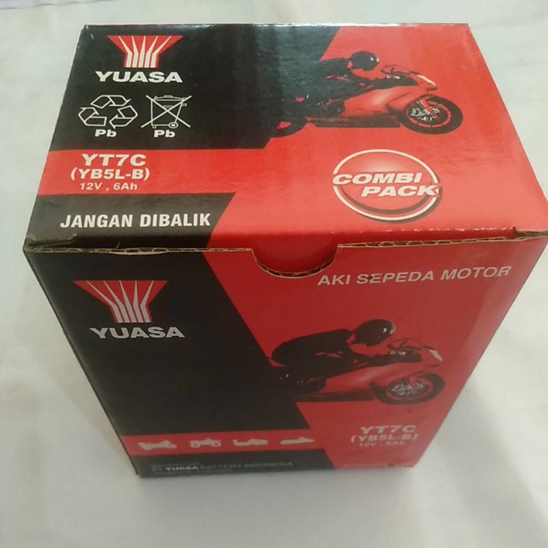 AKI KERING YUASA YTZ 7C (YB5L-B) GRAND SUPRA  VEGA JUPITER SHOGUN SMASH