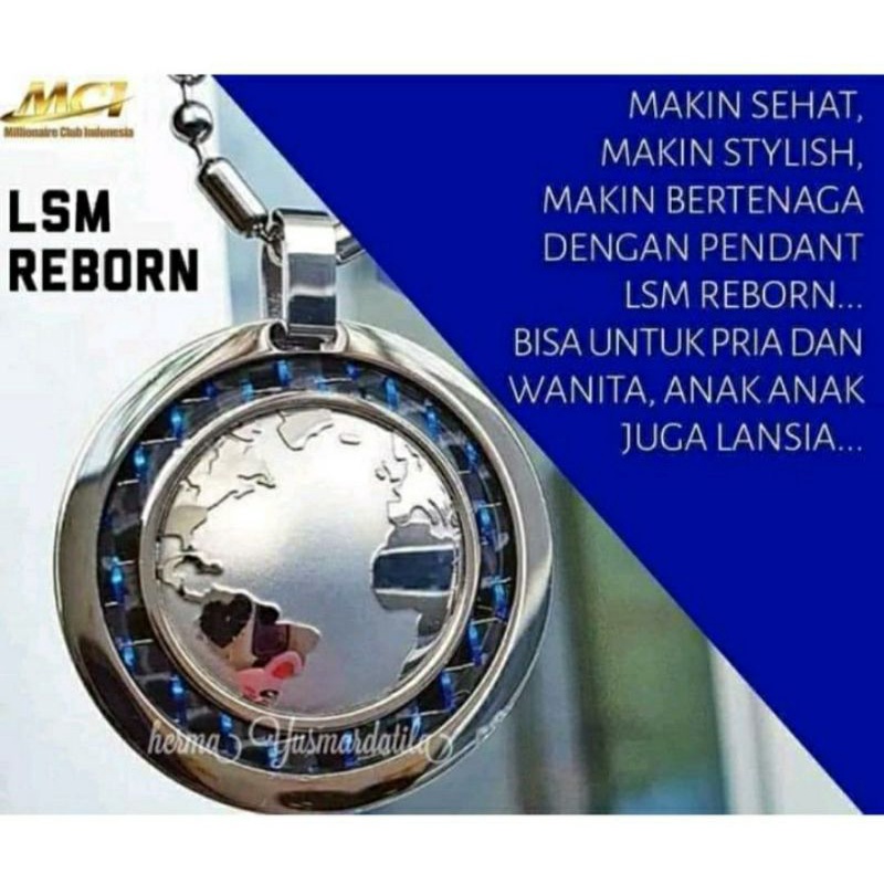 MGI LSM Reborn & Marvel Pendant Original Kalung Kesehatan