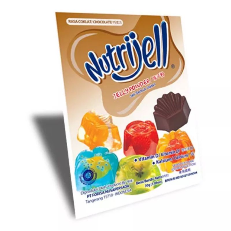 

NUTRIJELL JELLY POWDER COKLAT 30G