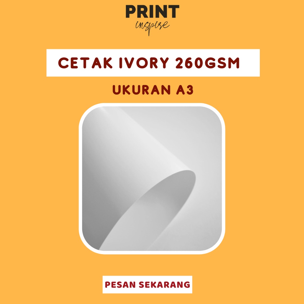 IVORY 260 GSM A3