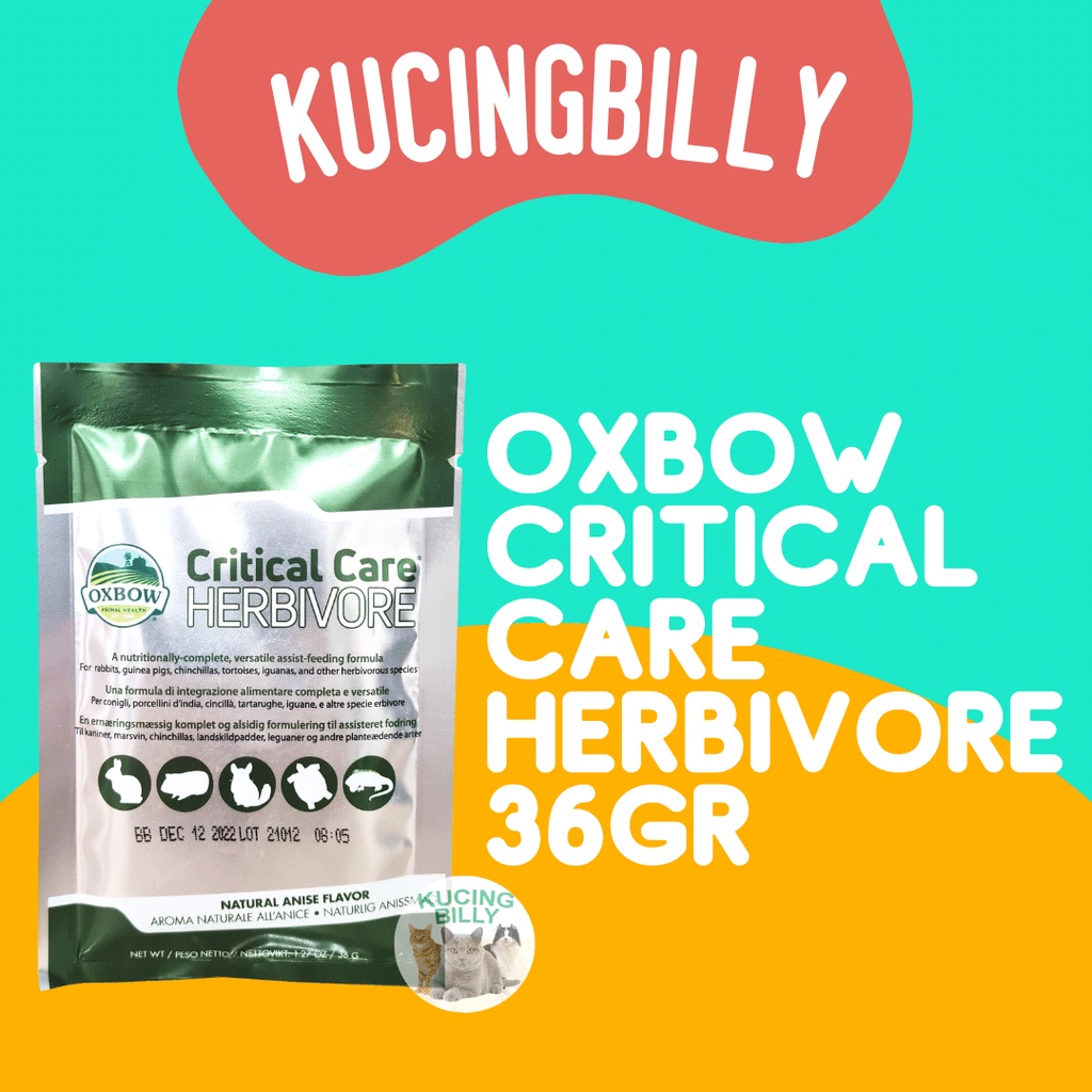 Oxbow Critical care 36gr