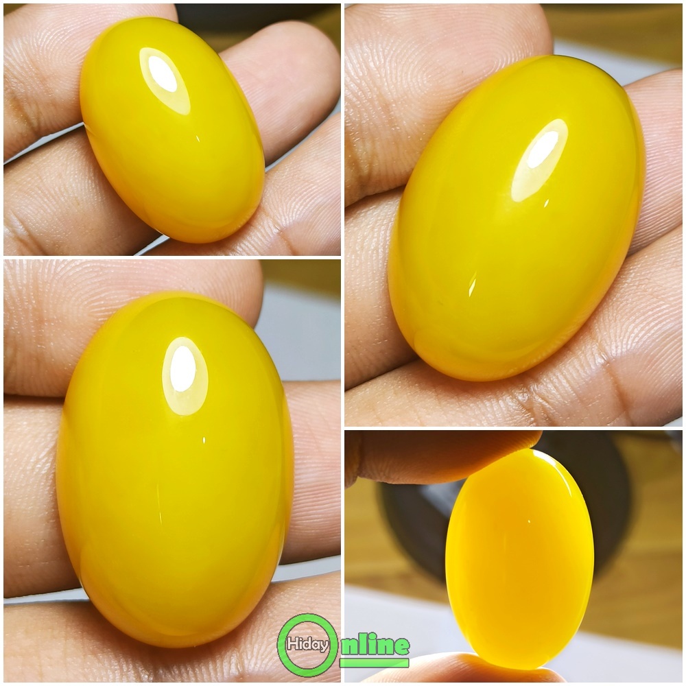 MURAH BATU AKIK CEMPAKA SULAIMAN YELLOW SUNKIST CHALCEDONY JUMBO