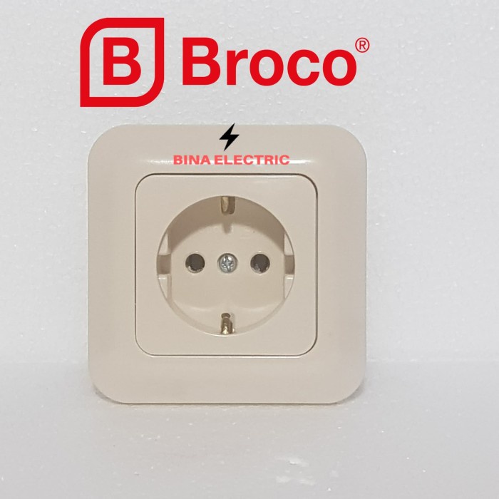 Terlaris Stop Kontak Broco Gracio 4151 / Stopkontak Gracio Broco