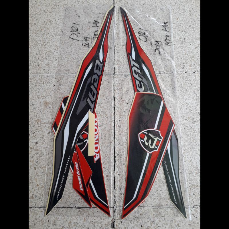 striping motor standar ori beat 2019