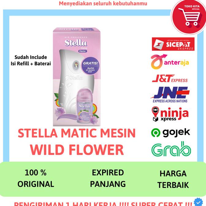 STELLA MATIC MESIN OTOMATIS PENGHARUM PEWANGI RUANGAN WC TOILET STELLA