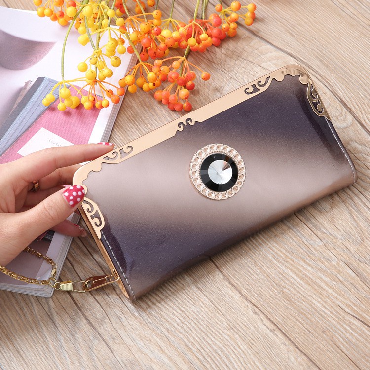 FYGALERY FYDP012 Colorful Candy Leather Women Wallet Dompet Fashion Wanita Import