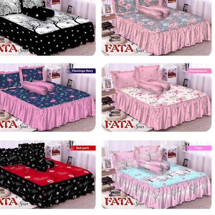 ✵ FATA - Sprei Rumbai FATA Minimalis Ukuran King  / Queen  ➷