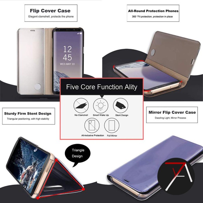 Xiaomi Mi 10T Mi10T 5G Flip Clear View Standing Cover Case Casing