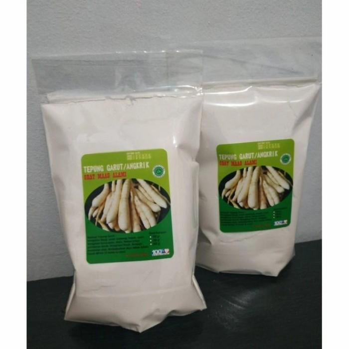 

Best Seller Tepung Garut/Pati Asam Lambung/Angkrik /Arrowroot 500 Gram