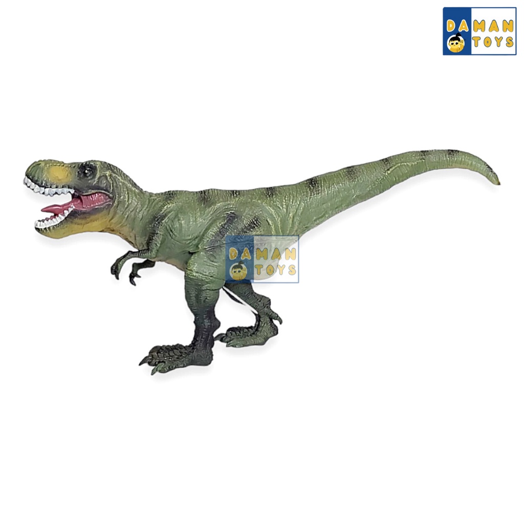 Mainan Dinosaurus T-Rex Tyrannosaurus Karet Bunyi Running Figure