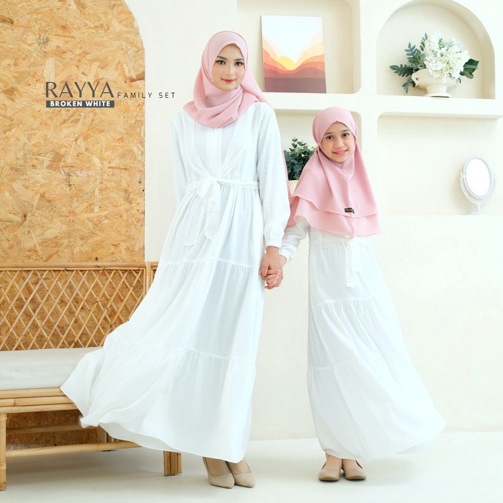 Rayya Kemko Lengan Pendek Premium Bahan Toyobo ori by Riskirich