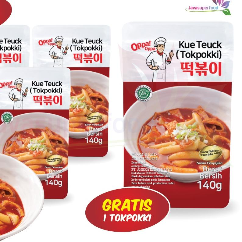 

✴ [BELI 3 GRATIS 1] Paket Tteokbokki tokpokki tokpoki 100g + Saus 50g ♗