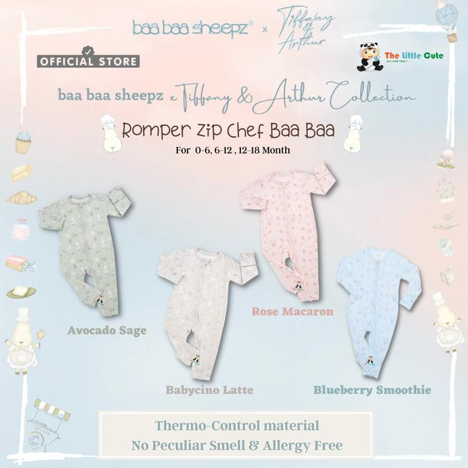Baabaasheepz x Tiffany&Arthur Romper Zip Chef Baa Baa