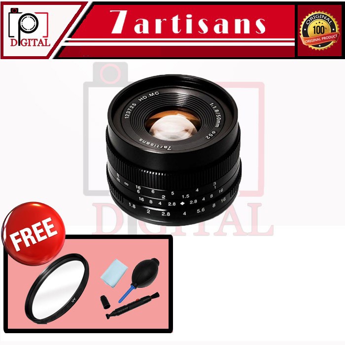 7Artisans 50mm f1.8 7Artisan 50mm f/1.8 for Fujifilm