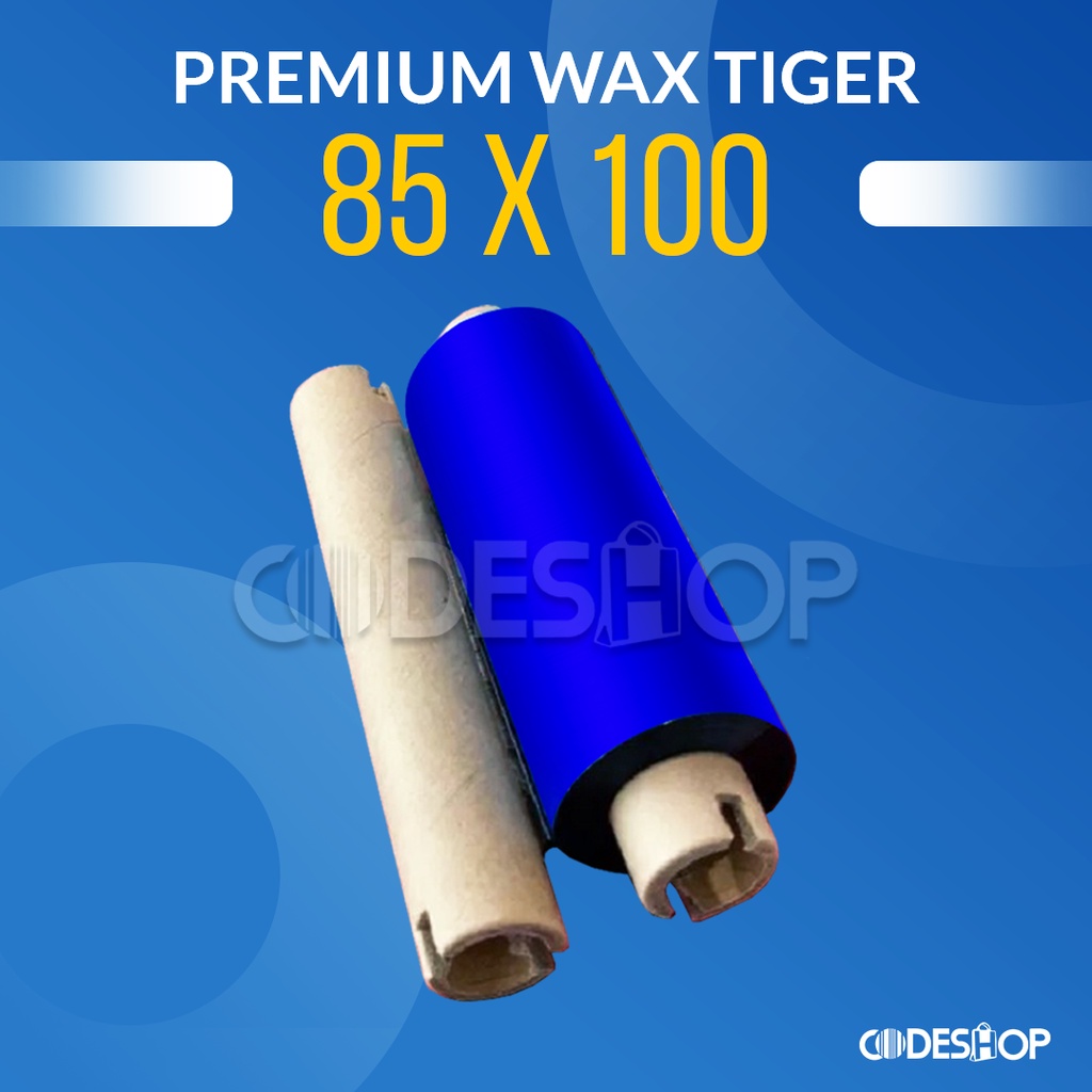 Tinta / Ribbon Printer Label 85x100 Meter TIGER Premium Wax