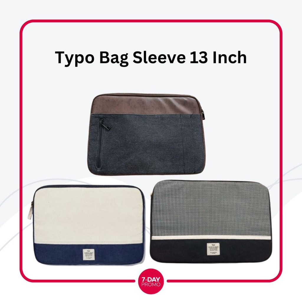 Typo Bag Sleeve Tas Laptop Macbook