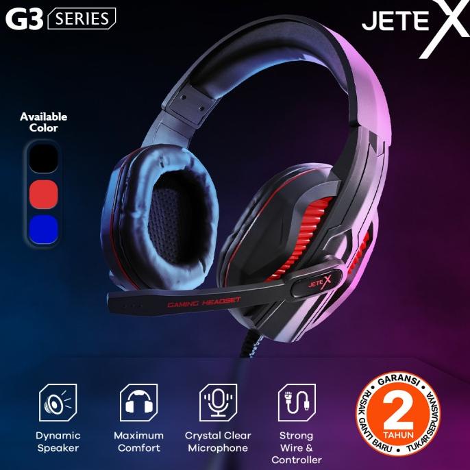 HEADSET GAMING/HEADPHONE GAMING JETE-G3