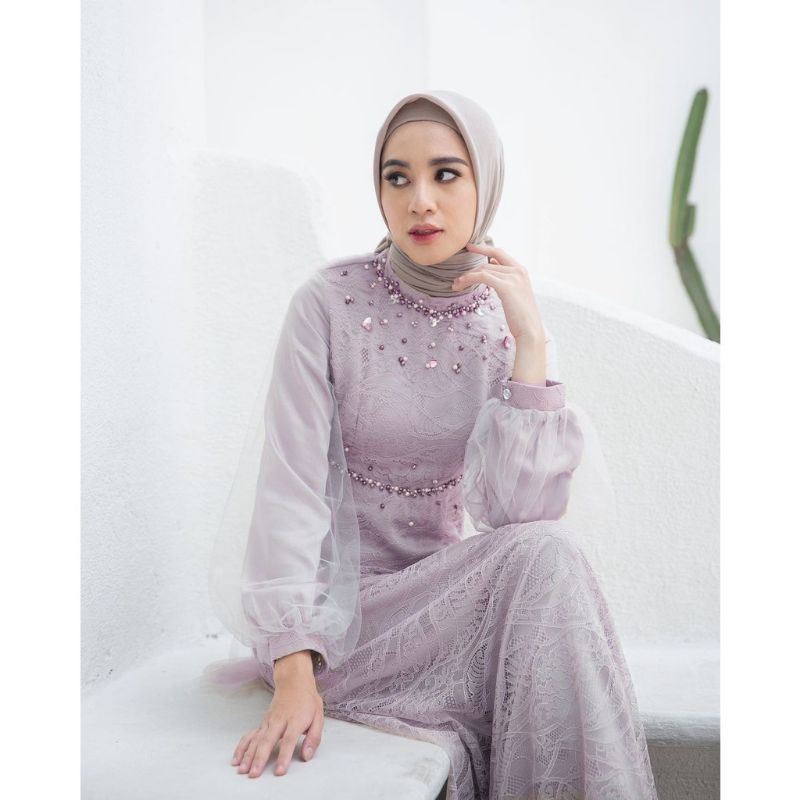 Gamis Brukat Kondangan Bridesmaid Dress Premium Baju