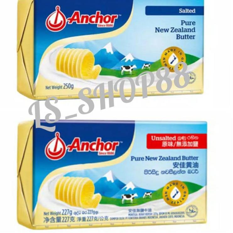 

℮ ANCHOR Unsalted Butter 227Gr / Salted 227gr ✤