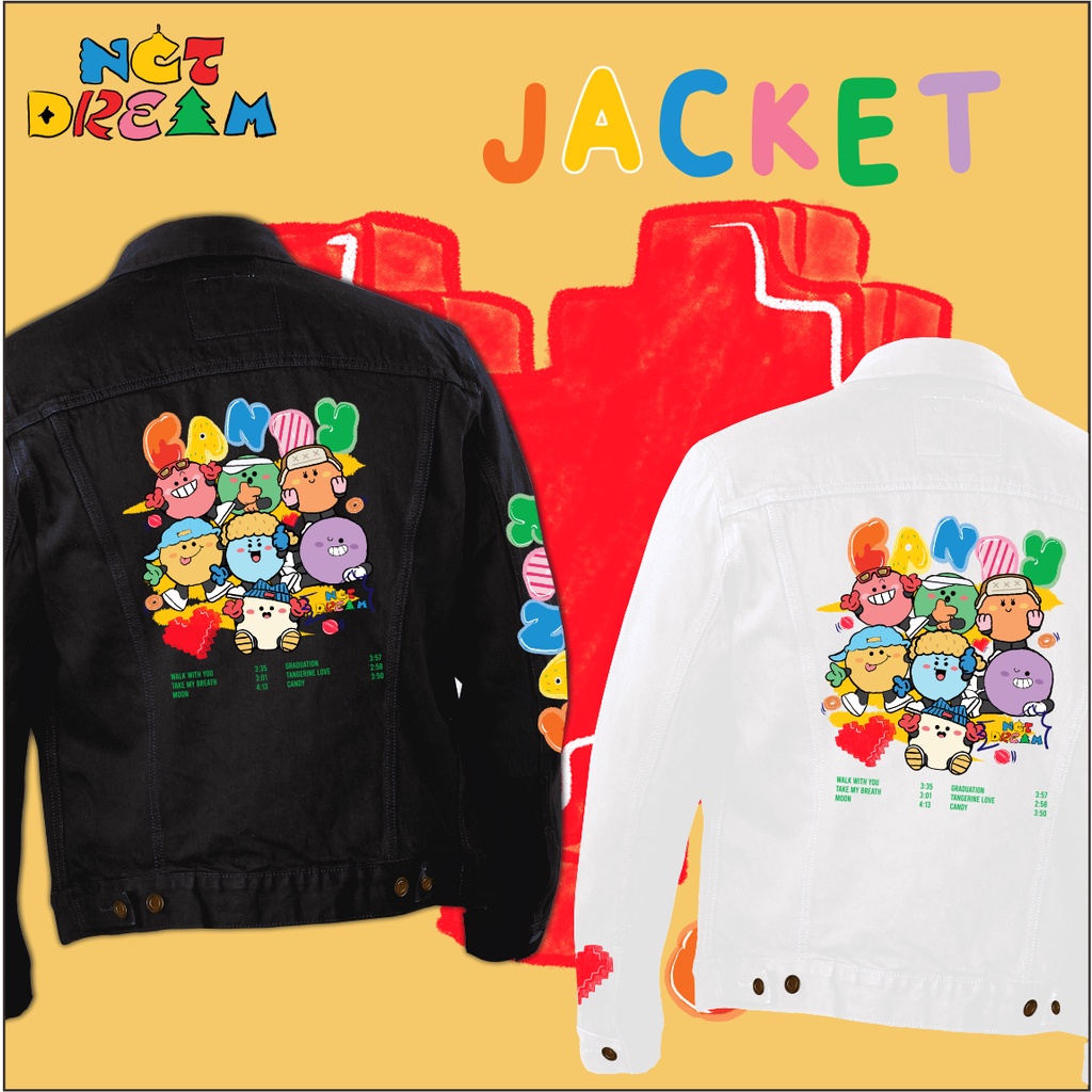 (PO) CANDY JACKET/JACKET JEANS/JACKET NCT DREAM/JACKET KPOP