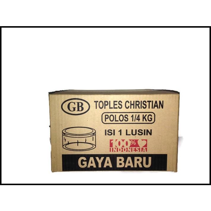 

Gaya Baru Toples Christian Kue Kering Nastar Plastik Mika 250 Gram