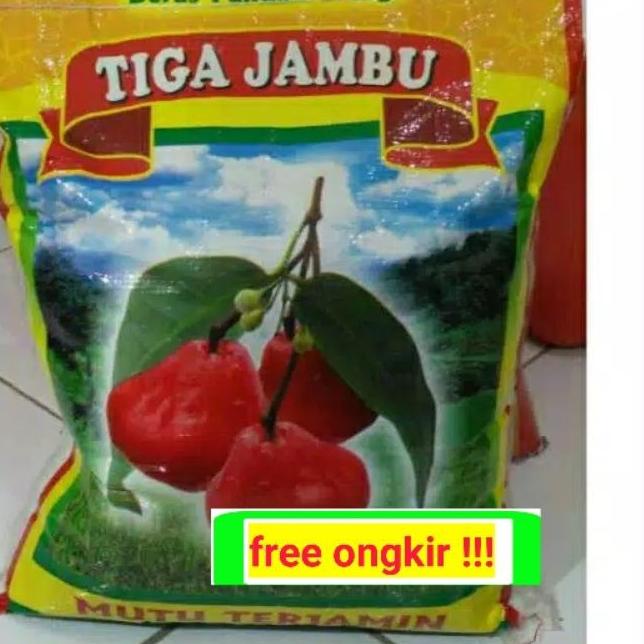 

♞ Beras cap merek tiga jambu 5kg [asli ] beras short grain ➪