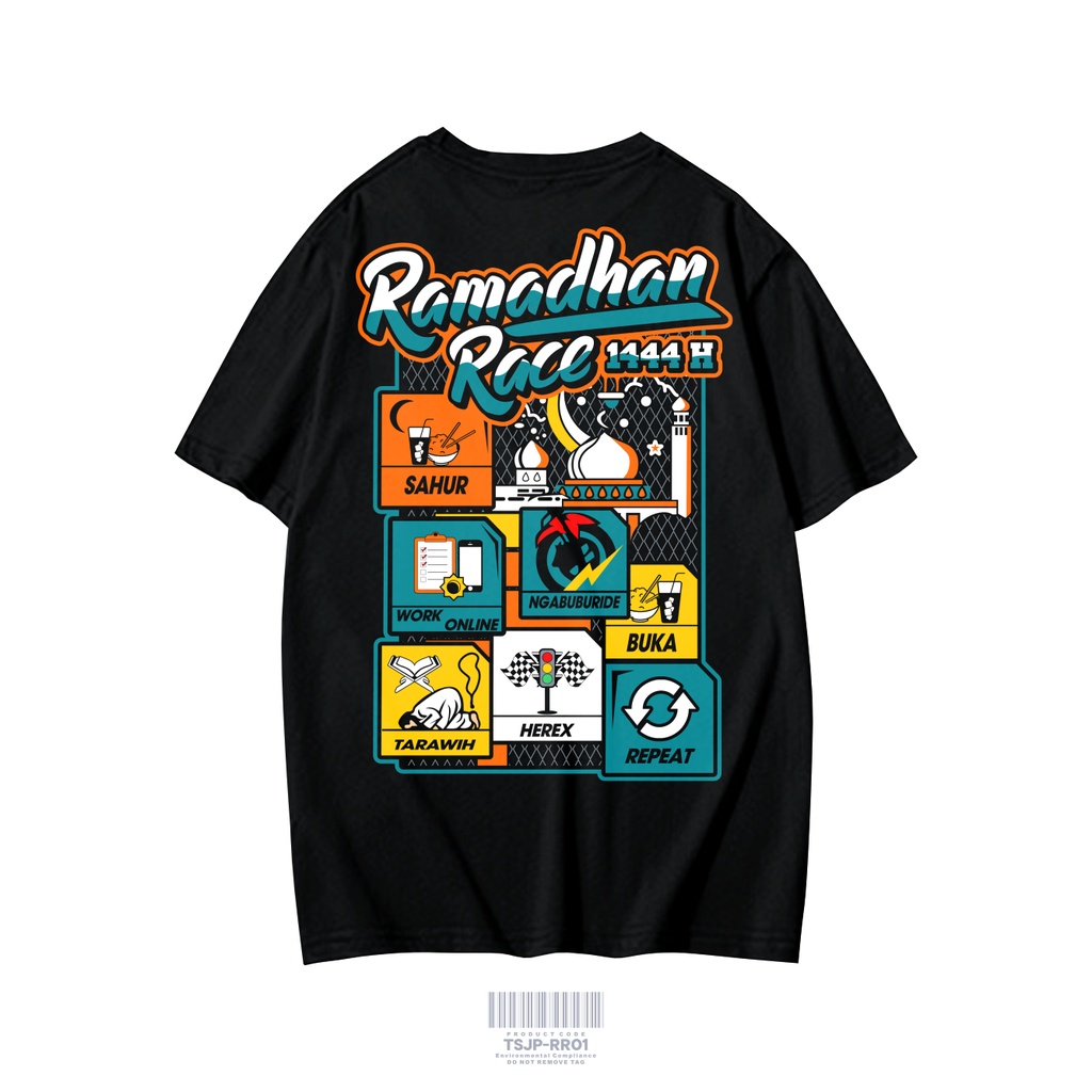 KAOS RAMADHAN RACE 1444 H VOL1 BAJU DISTRO KAOS PAKAIAN PRIA