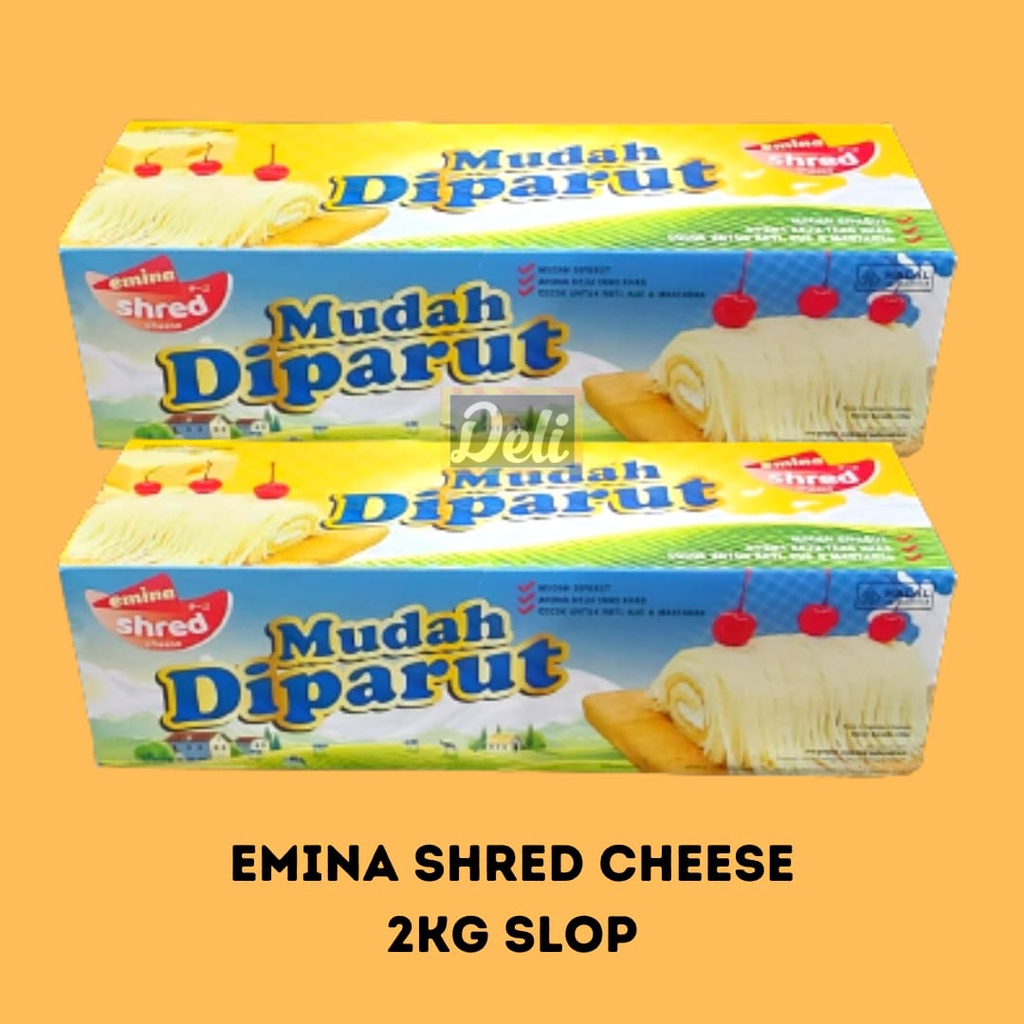 

Emina Shred Cheese Keju Parut Balok Blok 2kg