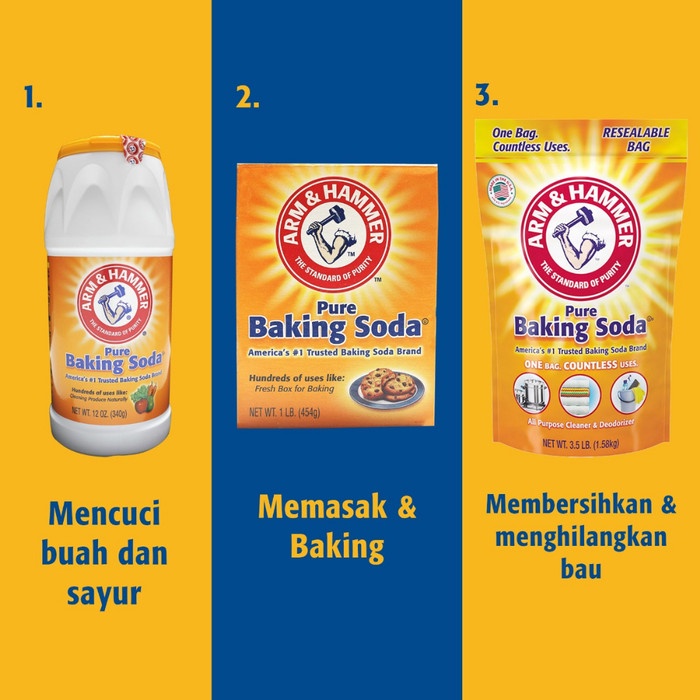 

BAKING SODA ARM & HAMMER SHAKER UNTUK PENCUCI BUAH DAN SAYURAN 340GR