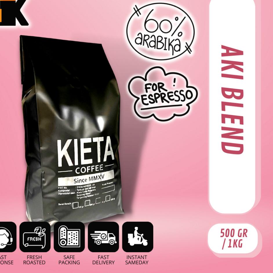 

✫ Biji Kopi Aki Espresso Blend 1kg ۩