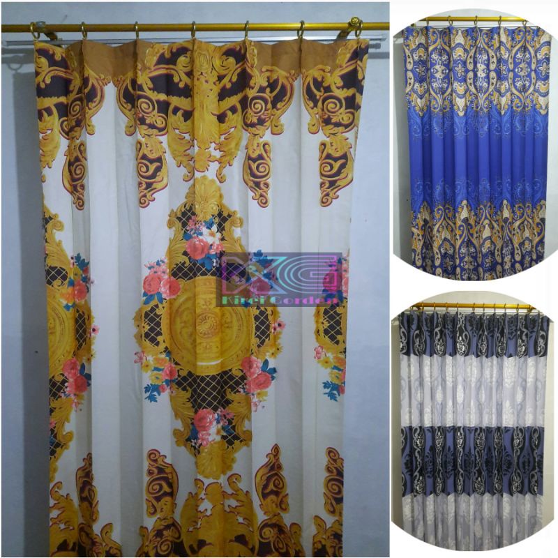 [PROMO] GORDEN PLISKET MODEL KAWAT S TERBARU MOTIF BATIK 3 VARIAN | HORDENG PINTU KAMAR | GORDENG JE