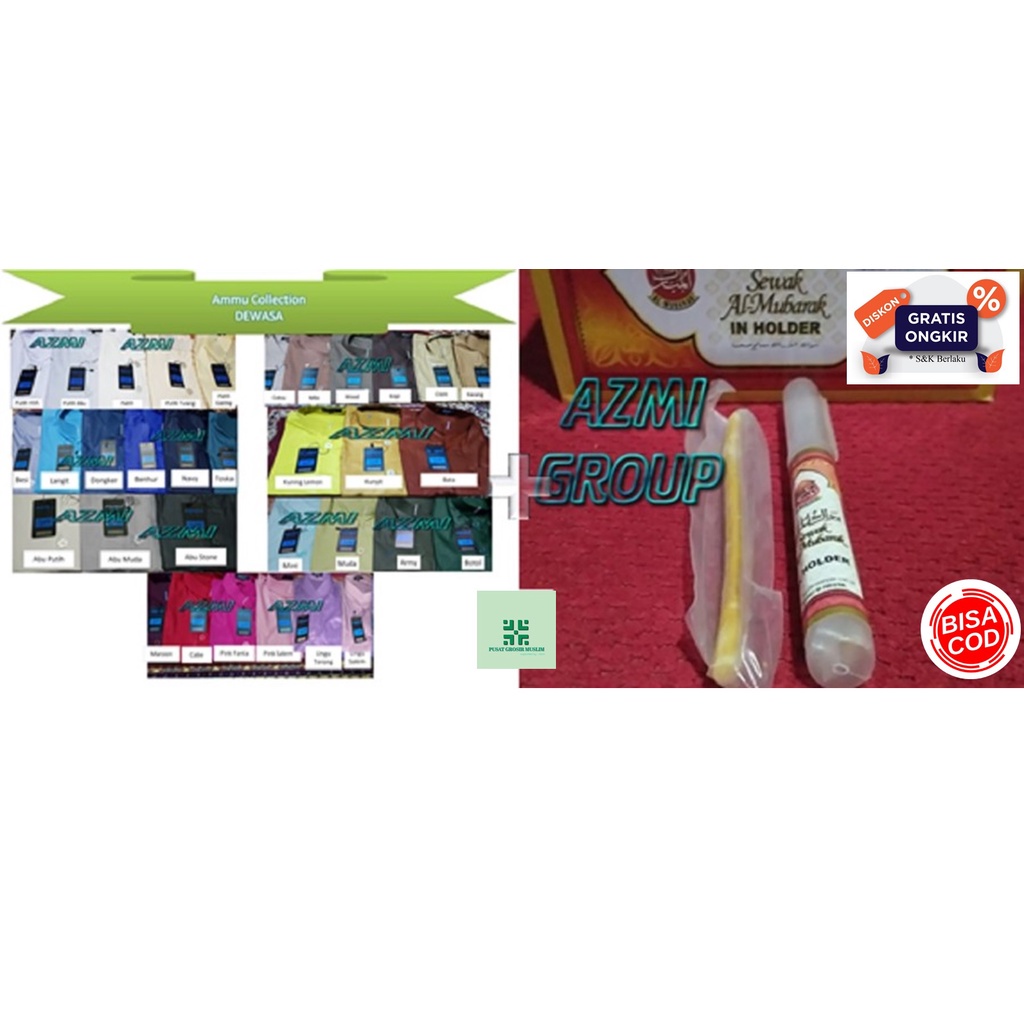 Promo Paket Koko Ammu Original + Siwak Holder Al Mubarak Termurah!!!