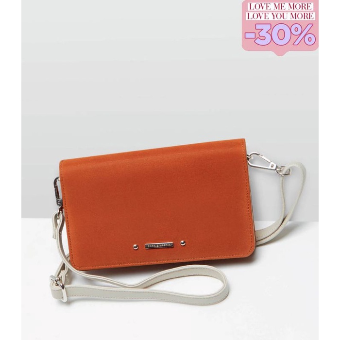 Dompet Panjang Wanita Tas Selempang Bahan Kulit Original Sophie Martin Paris Lottienne Bag Awet Mura