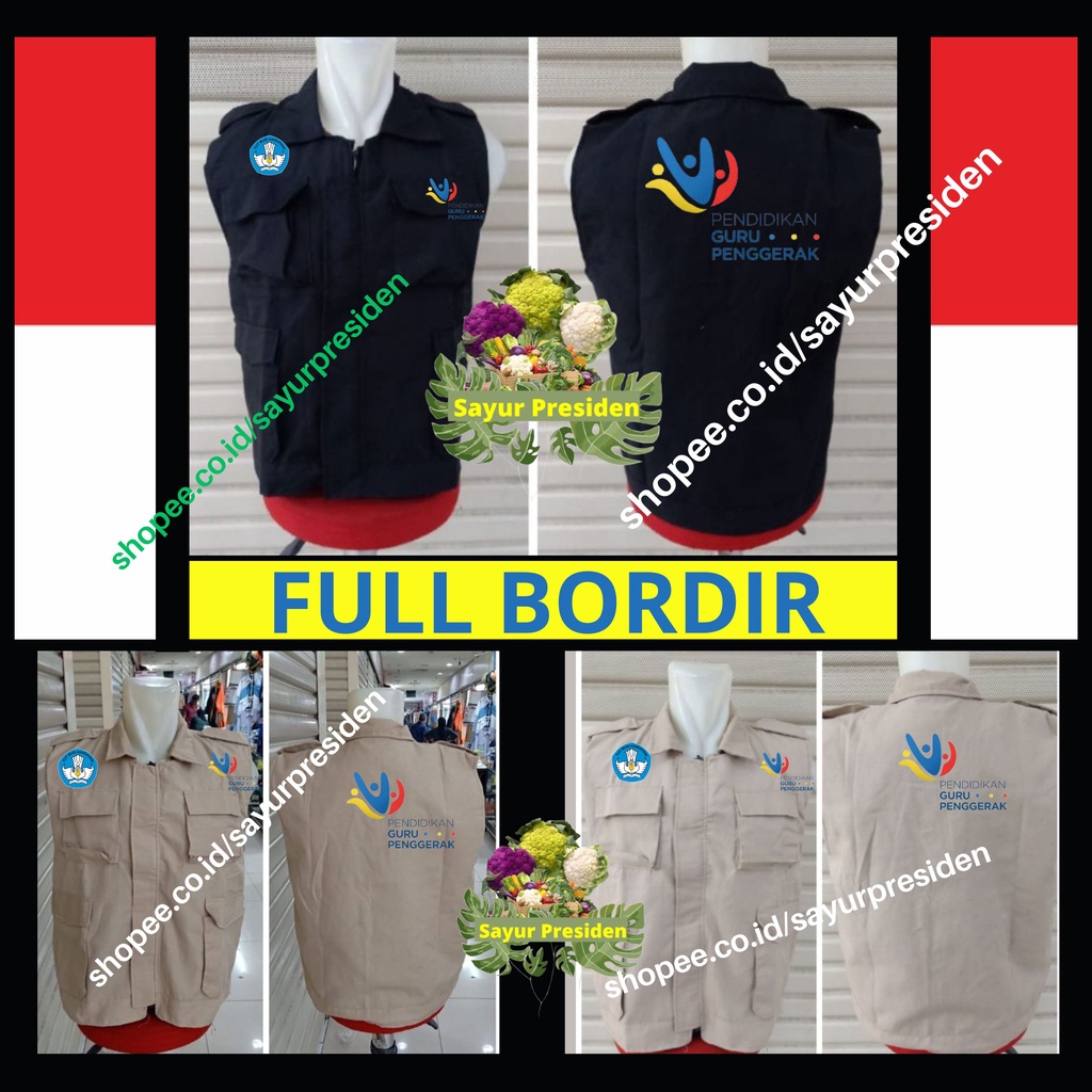 rompi guru penggerak seragam guru penggerak pdh guru penggerak pdl guru penggerak vest guru penggera