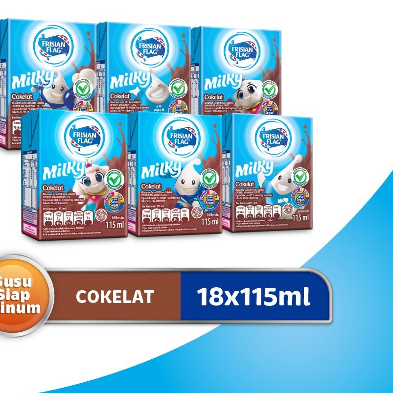 

❉ Frisian Flag UHT Milky Cokelat 115ml x 18 ➲