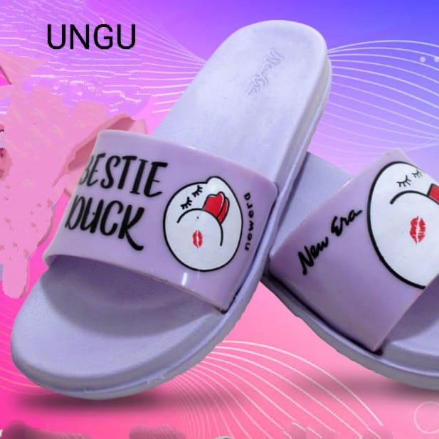 gos NEW ERA CNC TK TG 51165 BESTIE DUCK Sandal Japit Anak Perempuan Sendal karet Anti Slip Original sandal anak murah nyaman viral imut