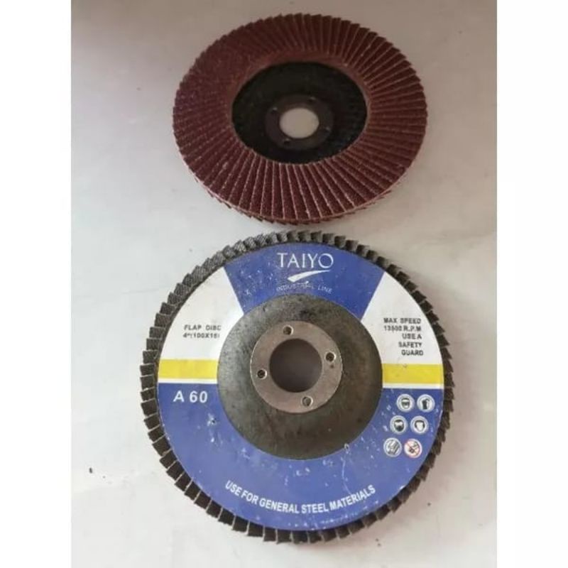 Flap disc mata gerinda amplas susun Taiyo grit 60